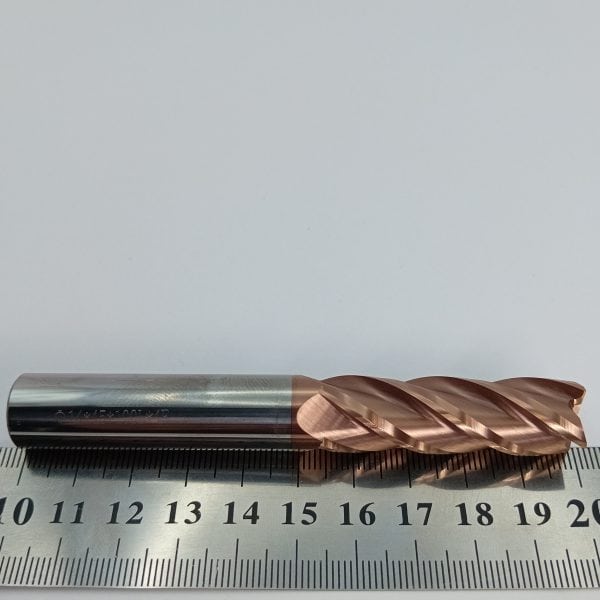 Фреза твердосплавная концевая по стали и нержавейке 14 мм (14x45x100)