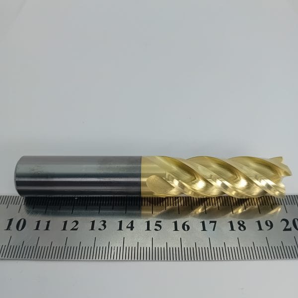 Фреза твердосплавная концевая по титану 16 мм (16x45x100)