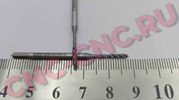 Метчик М2×0.4 Shao Shi машинный спиральный DIN371 HSSE TiCN
