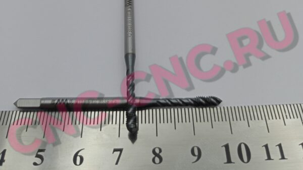 Метчик М3×0.5 Shao Shi машинный спиральный DIN371 HSSE TiCN