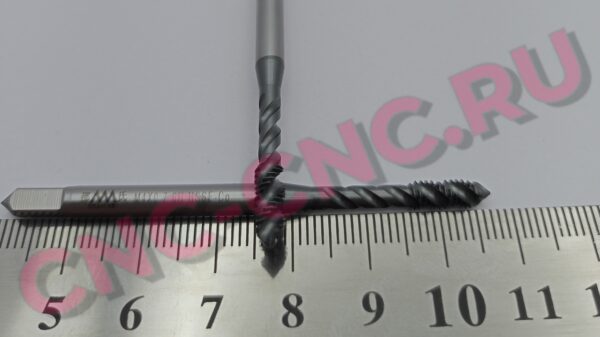 Метчик М4×0.7 Shao Shi машинный спиральный DIN371 HSSE TiCN