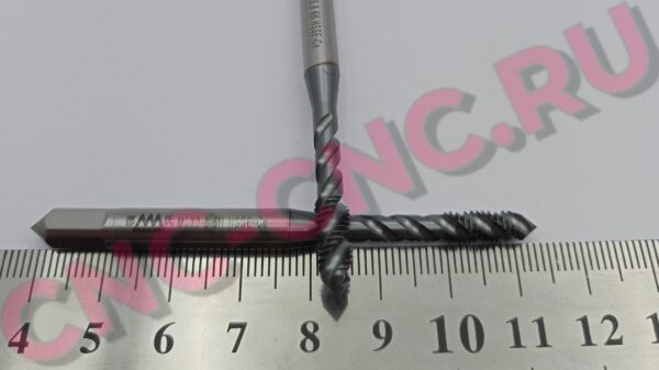 Метчик М5×0.8 Shao Shi машинный спиральный DIN371 HSSE TiCN