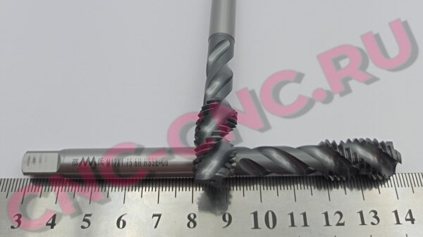 Метчик М12×1.75 Shao Shi машинный спиральный DIN376 HSSE TiCN