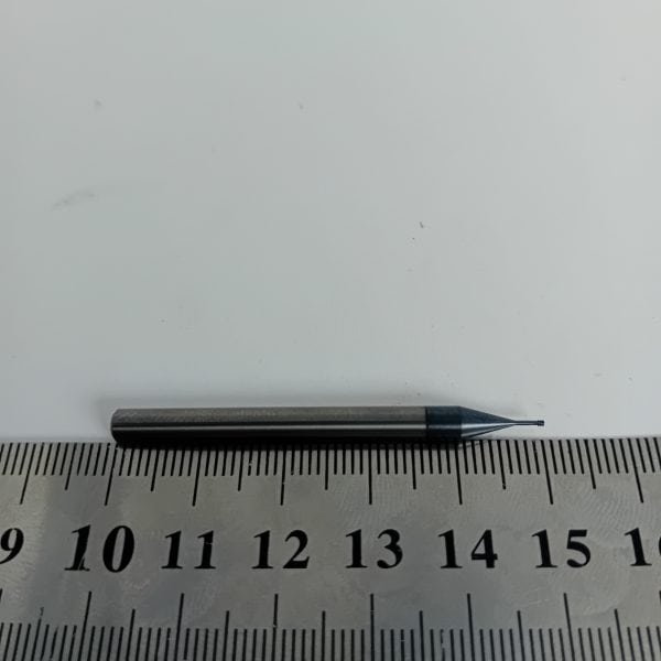 Твердосплавная трёхзубая резьбофреза M1.2x0.25