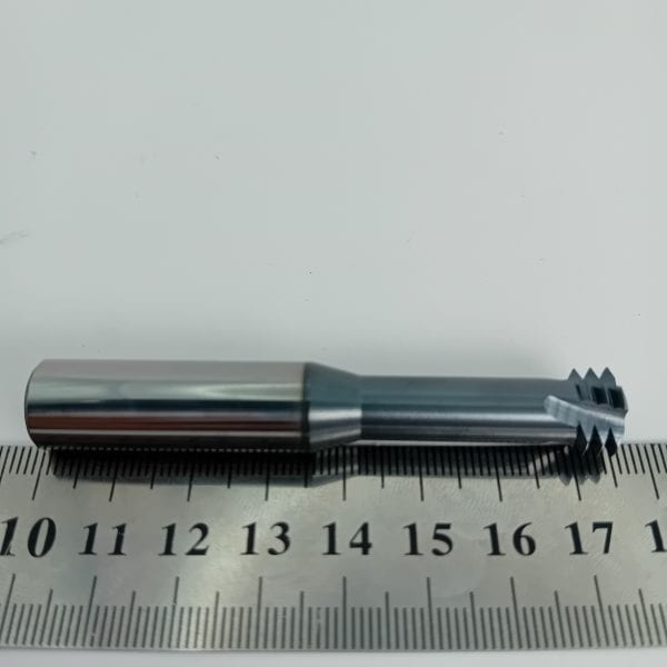 Твердосплавная трёхзубая резьбофреза M14-16x2