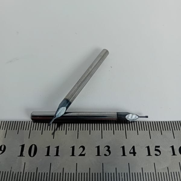 Твердосплавная трёхзубая резьбофреза M1.6x0.35