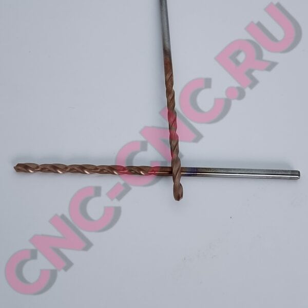 Сверло твердосплавное D1.7-1.8x25x50L HRC55