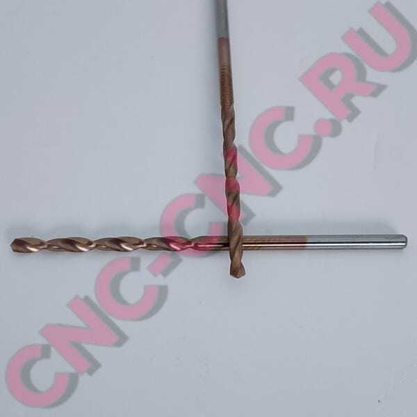 Сверло твердосплавное D1.9-2.0x25x50L HRC55