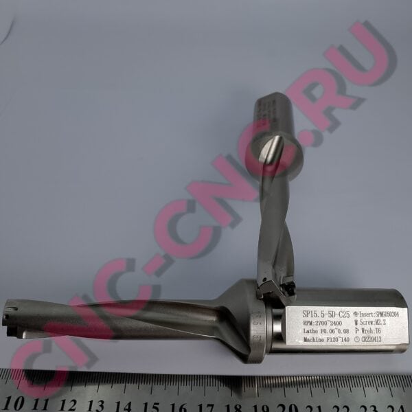 Корпус сверла со сменными пластинами SP15.5 5D C25
