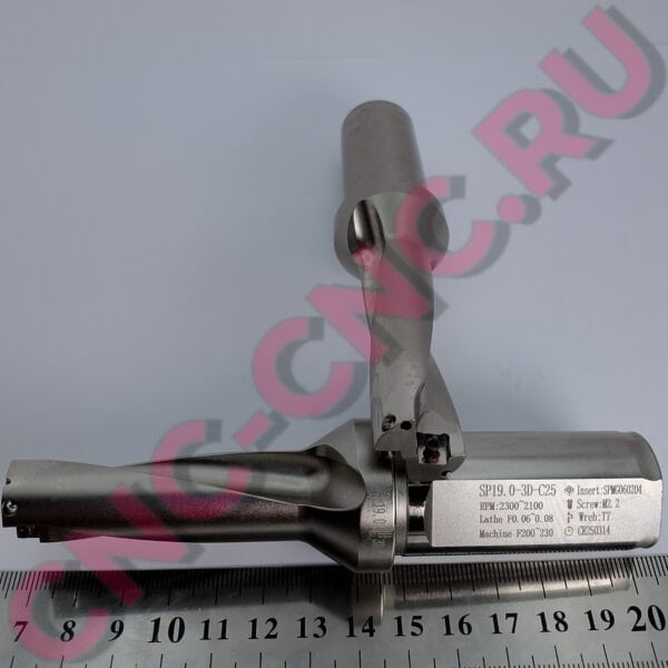 Корпус сверла со сменными пластинами SP19.0 3D C25