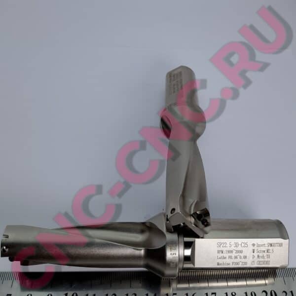 Корпус сверла со сменными пластинами SP22.5 3D C25