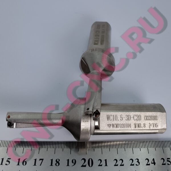 Корпус сверла со сменными пластинами WC10.5 3D C20