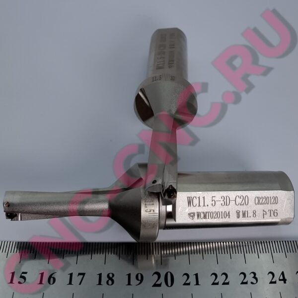 Корпус сверла со сменными пластинами WC11.5 3D C20
