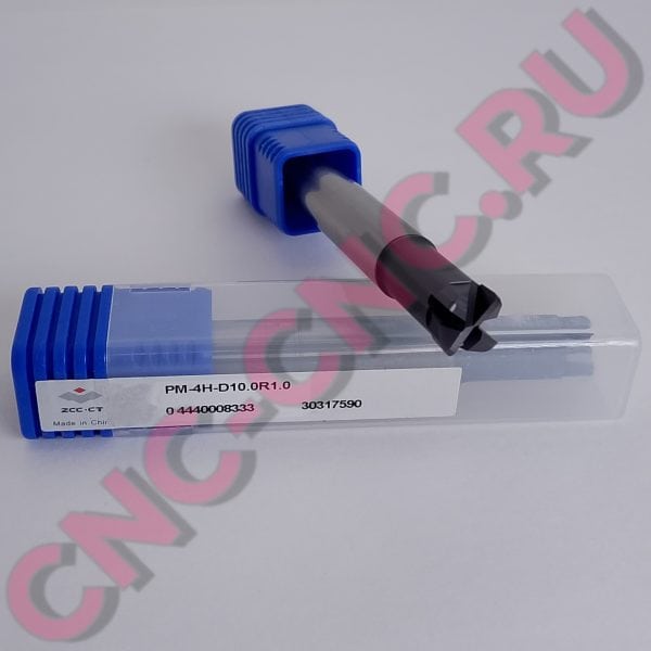 Высокоподаточная фреза PM 4H D10.0 R1.0
