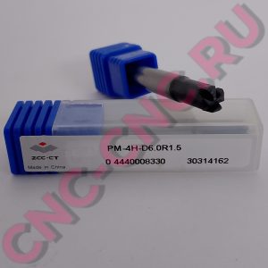 Высокоподаточная фреза PM 4H D6.0 R1.5