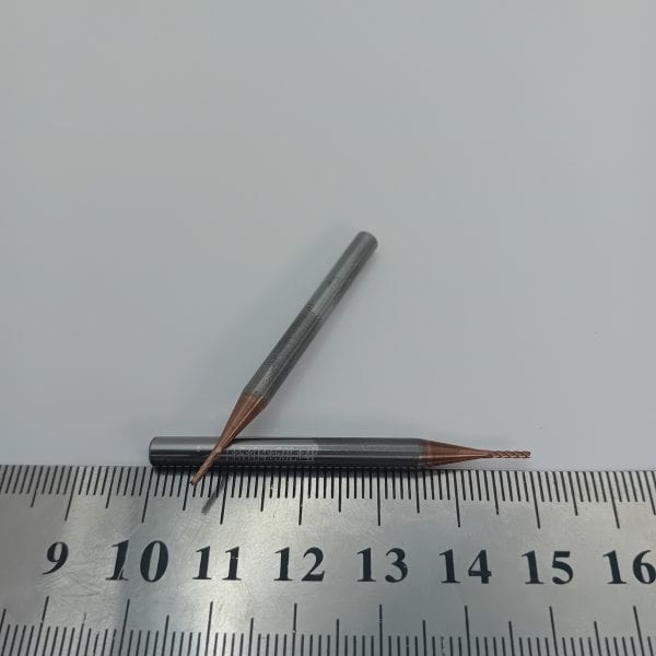 Фреза твердосплавная концевая по стали и нержавейке 1 мм (1x5x4x50)