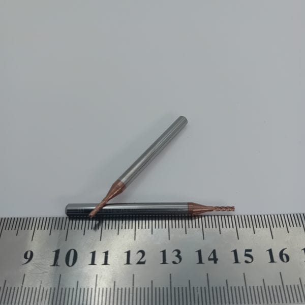 Фреза твердосплавная концевая по стали и нержавейке 1.5 мм (1.5x6x4x50)