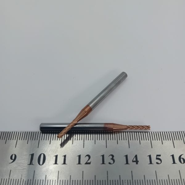 Фреза твердосплавная концевая по стали и нержавейке 2 мм (2x10x4x50)